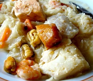 sauerkraut with fish N° 172 Pierrette's guide