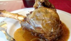 SLOW-ROASTED LAMB SHANK n° 831  Pierrette's guide