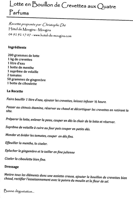 recette, recettes, restaurant, lotte, www-cuisine-francaise.org