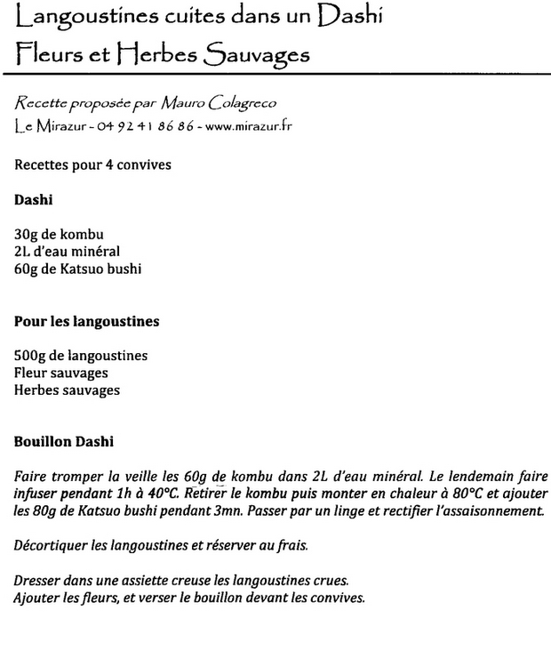 mougins 5 langoustines cuites www.cuisine-francaise.org