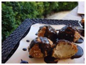 Profiterolles au chocolat